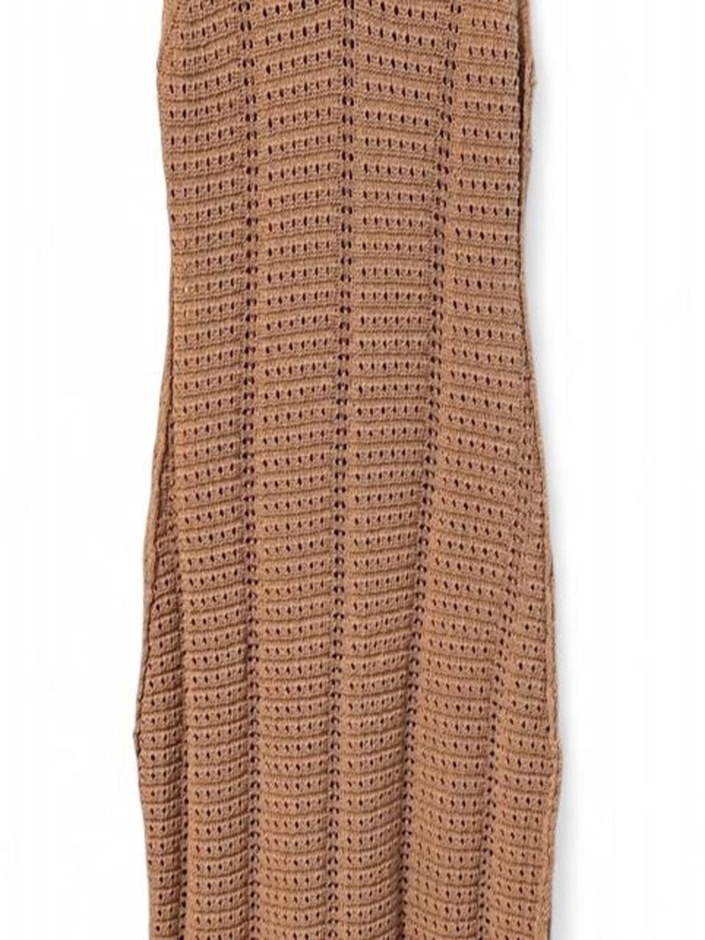 SHEIN Crochet Knit Maxi Dress - Brown